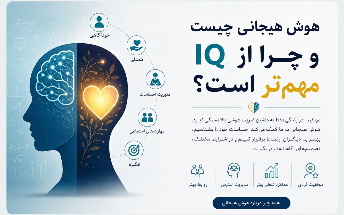 هوش هیجانی چیست و تفاوت هوش هیجانی با آی کی یو